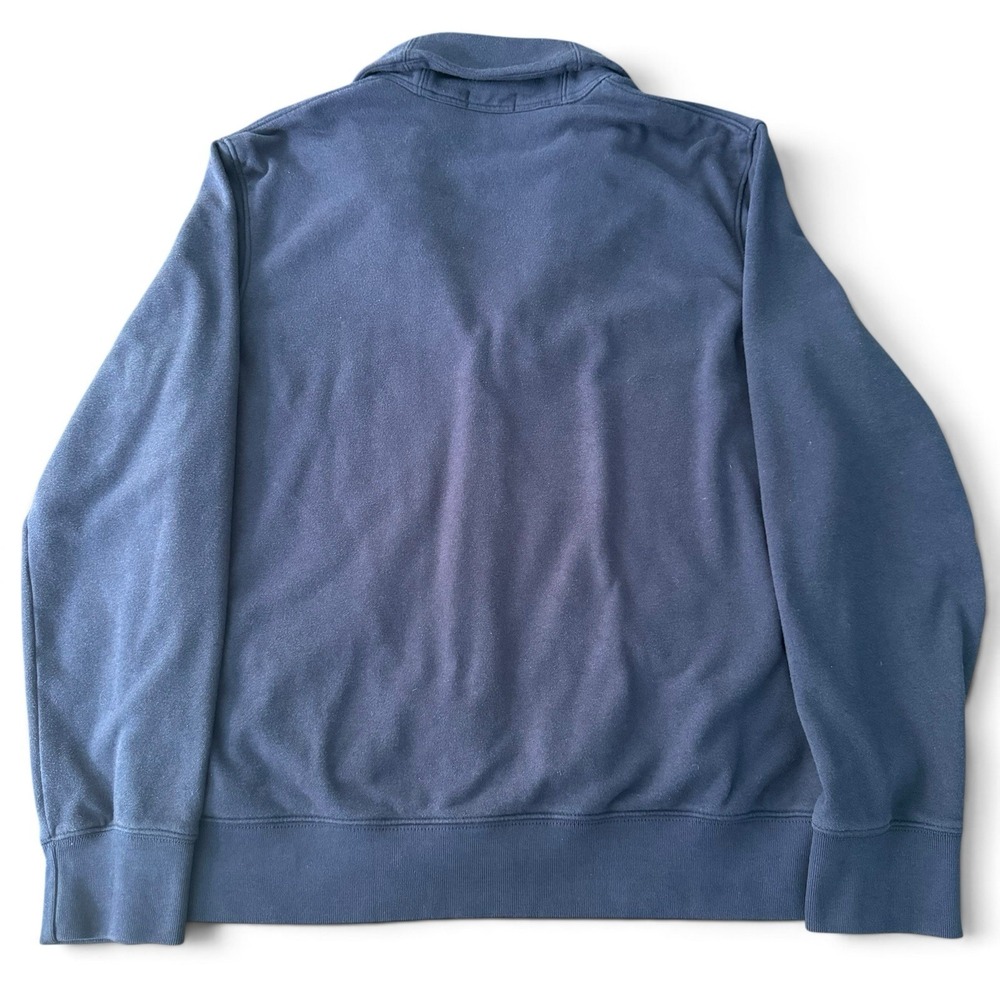 Polo Ralph Lauren Shawl Collar Cardigan Men L Blue Cotton Button Up Knit Sweater - Picture 4 of 15